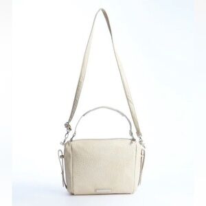 BCBG 'Carmen' Bag Cream Color - Convertible Satchel Vegan Leather NWT